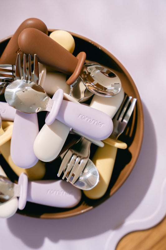 Toddler Cutlery Set - Lilac